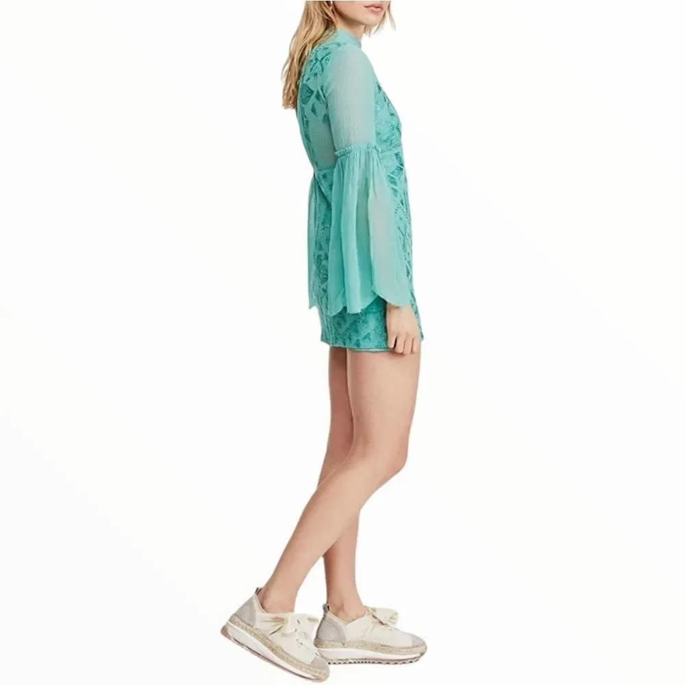Free people cleo mini dress size 0